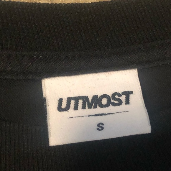 Black UTMOST Logo Tee from Zumiez - Picture 2 of 3